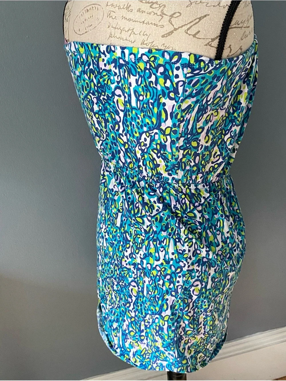 Lilly Pulitzer Dress Women’s XS Summer Strapless Colorful Preppy Beach Cotton - Picture 3 of 9